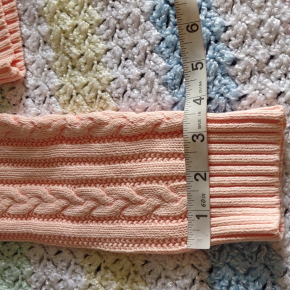 NWT American Eagle XS Pink Capple Knit Cropped Button Up Cardigan Sweater - Picture 7 of 13